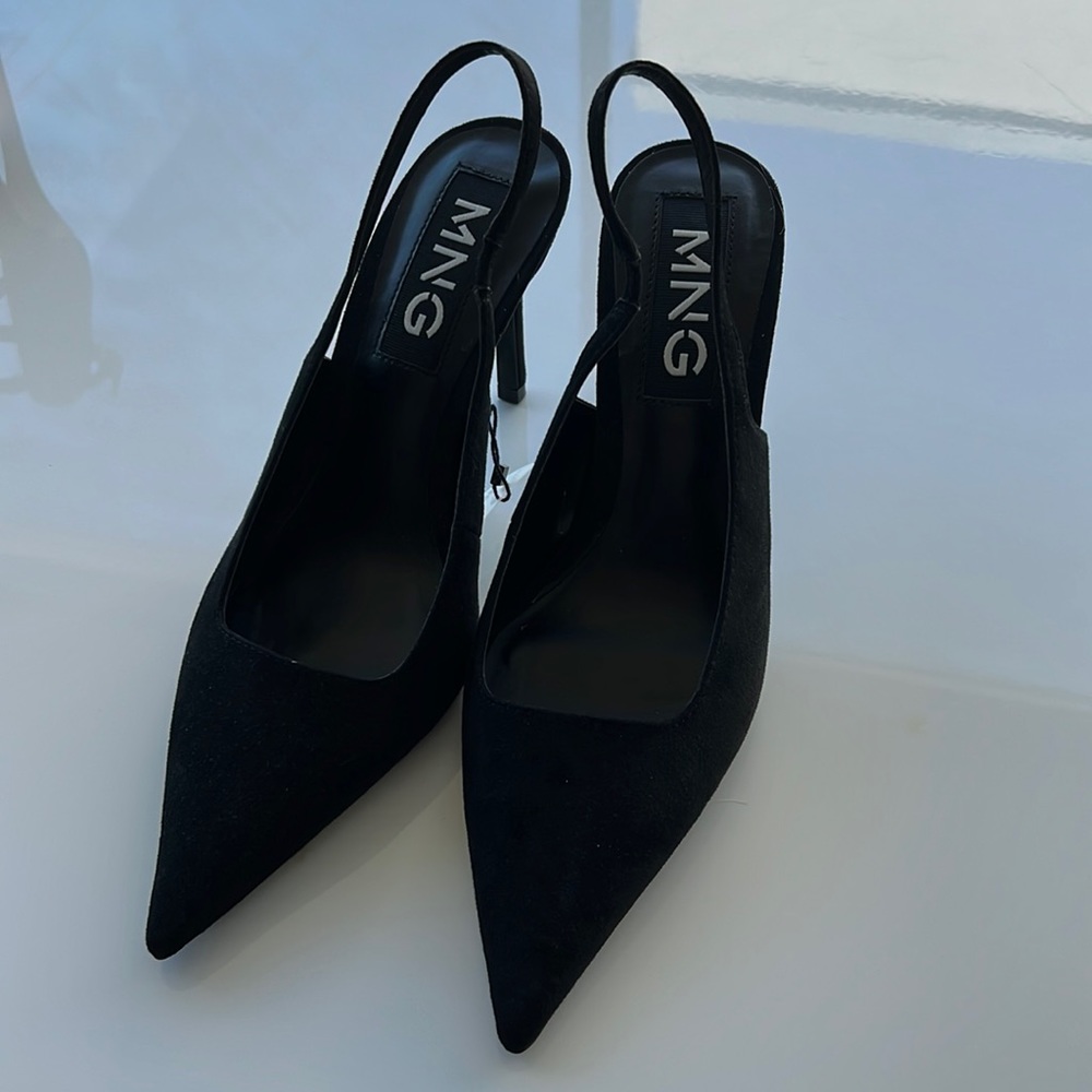 MANGO Black Heels
